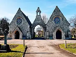 Romford Cemetery entrance archway