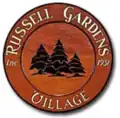 Official logo of Russell Gardens, New York