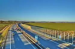 Highway D35 near Olomouc.