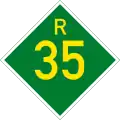 Provincial route R35 shield