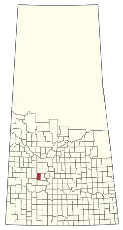Location of the RM of Milden No. 286 in Saskatchewan
