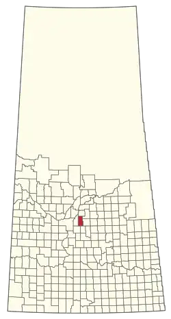 Location of the RM of Grant No. 372 in Saskatchewan