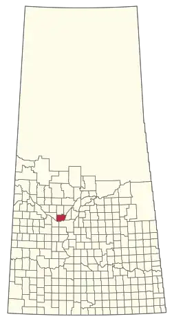 Location of the RM of Great Bend No. 405 in Saskatchewan