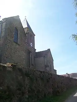 The church in Sailly