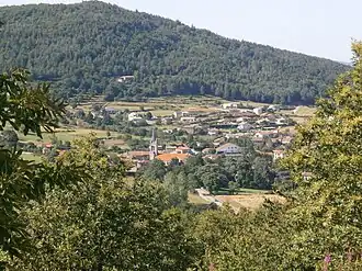 A general view of Saint-Alban-d'Ay