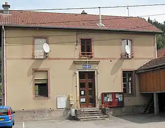 The old town hall in Saint-Jean-du-Marché