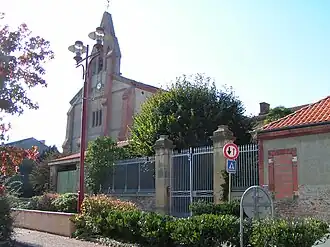The church in Saint-Julien-sur-Garonne