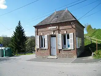 The town hall in Saint-Léger-sur-Bresle