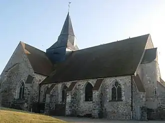 The church in Saint-Martin-de-Bossenay