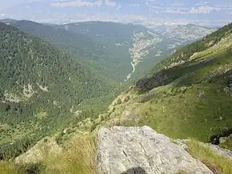 Saint Mury-Monteymond seen from Refuge Jean Collet
