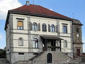 The town hall in Sainte-Marie