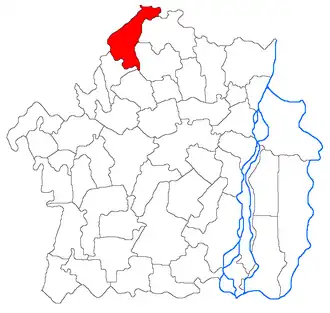 Location in Brăila County