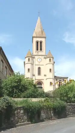 The church in Salvagnac