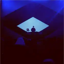 Gellaitry at the Panoramas festival [fr] in Paris 2016.