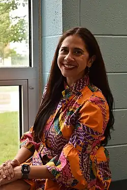 Ahmed at the YA Midwest festival on July 26, 2025.