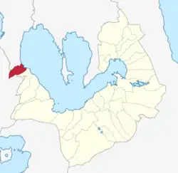 Laguna with San Pedro highlighted