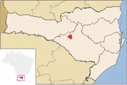 Location of Brunópolis