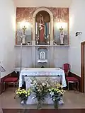 The high altar with the statue of Our Lady of the Height (1950)