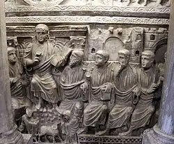 Jesus among the Apostles