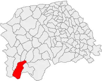 Location in Suceava County