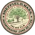 Official seal of Sheffield, Massachusetts
