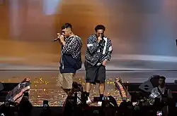 Seedhe Maut performing at the YouTube Fanfest India 2024 in Mumbai