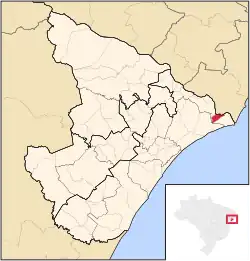 Location in Sergipe state