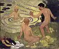 Sérusier, 1906, Boys on a Riverbank, oil on canvas, National Gallery of Victoria