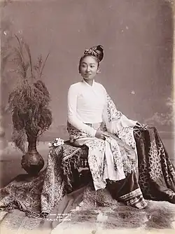 Tai Khun (Gone Shan) princess in traditional costume in 20th century