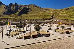 The main plaza of Sibayo