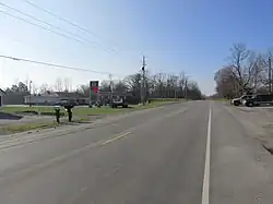Looking west on US 22 in Sligo