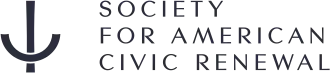 The trademark for the Society for American Civic Renewal.
