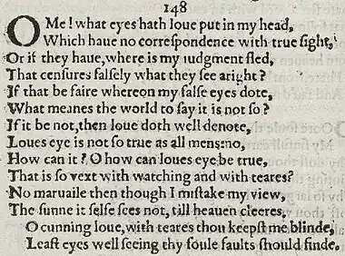 Detail of old-spelling text