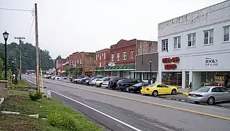 Main st. (WV 16), downtown Sophia in 2007