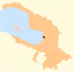 Gavan Municipal Okrug on the 2006 map of St. Petersburg