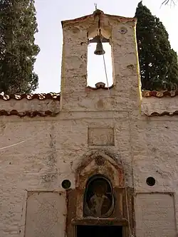 Nicolas Lemonia monastery 17th century AD, on the road between the villages Aianteio and Kanakia