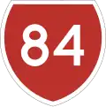 State Highway 84 marker