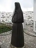 Statue of a veiled woman in Vejer