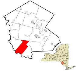 Location of Town of Highland