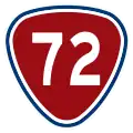 Provincial Highway 72 shield}}