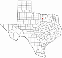 Location of Boyd, Texas