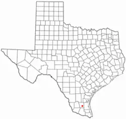 Location of Encino, Texas