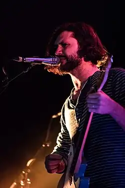 Nolan playing with Taking Back Sunday at Rock am Ring in 2018