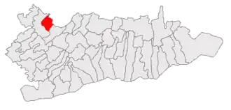 Location in Călărași County