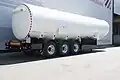 3 Axle Aluminium Tanker Trailer, Cylindrical