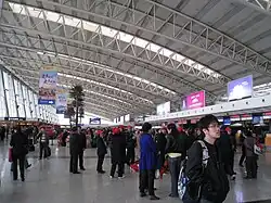 Xi'an Xianyang Airport's check-in area