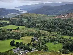 The ancient Nannau estate seen from the summit of Moel Offrwm