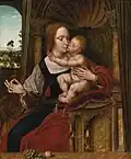 The Madonna of the Cherries, version previously attributed to Bernaert van Orley and sold 29 January 2015[4]