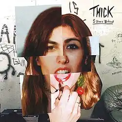 A collage of women's faces putting on lipstick