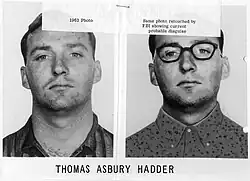 Thomas Asbury Hadder FBI Most Wanted Poster